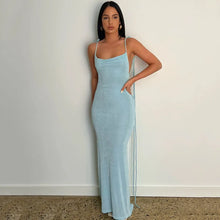 Load image into Gallery viewer, Cancun Backless Maxi Dress
