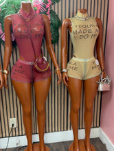 Load image into Gallery viewer, Tequi Mesh Bodysuit Short Set

