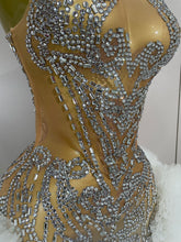 Load image into Gallery viewer, Cocktail Feather Mini Dress
