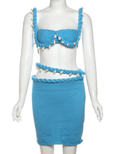 Load image into Gallery viewer, Tulum Crochet Skirt Set
