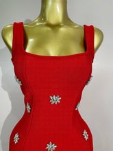 Load image into Gallery viewer, Lori Bandage Ruffle Mini Dress
