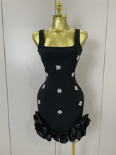 Load image into Gallery viewer, Lori Bandage Ruffle Mini Dress
