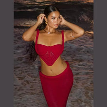 Load image into Gallery viewer, Lizda Knit Skirt Set
