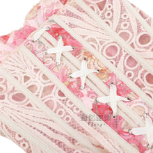 Load image into Gallery viewer, Pink Corset Satin Skirt Set
