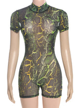 Load image into Gallery viewer, Lorine Mesh Backless Romper
