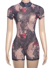 Load image into Gallery viewer, Lorine Mesh Backless Romper
