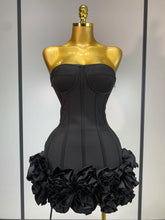 Load image into Gallery viewer, Flower Embellished Mini Bandage Dress
