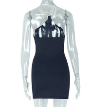 Load image into Gallery viewer, A White Collar Mini Dress
