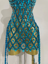 Load image into Gallery viewer, Aliya Sequin Mesh Dress Set
