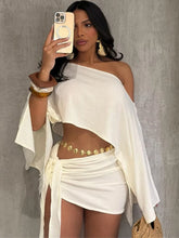 Load image into Gallery viewer, Knot Ribbon Skirt Set
