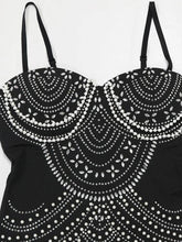 Load image into Gallery viewer, A Pearl Rhinestone Maxi Dress
