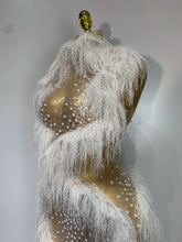 Load image into Gallery viewer, Cloud Pearl Tassel Mesh Maxi Dress
