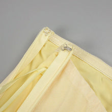 Load image into Gallery viewer, Yellow Silk Maxi Dress
