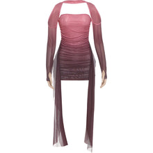 Load image into Gallery viewer, Monika Ruched Mini Dress

