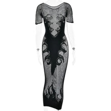 Load image into Gallery viewer, Flaming Hot Mesh Dress

