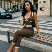 Load image into Gallery viewer, Maddie Knit Capri Pants Set
