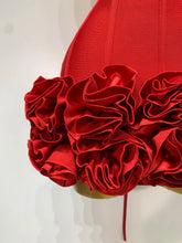 Load image into Gallery viewer, Flower Embellished Mini Bandage Dress
