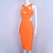 Load image into Gallery viewer, Criss Cross Bandage Dress
