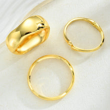 Load image into Gallery viewer, 3pcs Gold Bangle Bracelet
