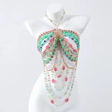 Load image into Gallery viewer, Pearl Beaded Bikini Bra Top
