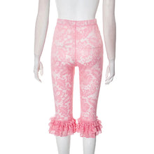 Load image into Gallery viewer, Lace Ruffles Bow Pants
