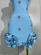 Load image into Gallery viewer, Lori Bandage Ruffle Mini Dress
