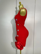 Load image into Gallery viewer, Lori Bandage Ruffle Mini Dress
