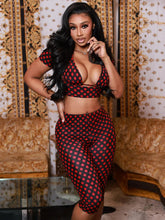 Load image into Gallery viewer, Polka Dot Print Capris Set
