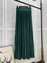 Load image into Gallery viewer, Elegant Pleated Maxi Skirt
