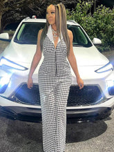 Load image into Gallery viewer, Plaid Classic Jumpsuit
