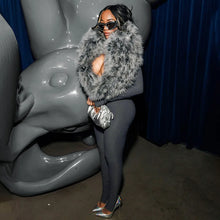Load image into Gallery viewer, Furry Collar Jumpsuit
