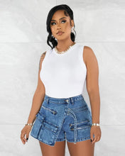 Load image into Gallery viewer, Samantha Denim Skort FancySticated
