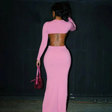 Load image into Gallery viewer, Sania Ribbed Maxi Skirt Set FancySticated
