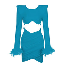 Load image into Gallery viewer, Sarah Ruched Bandage Dress FancySticated
