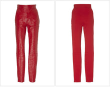 Load image into Gallery viewer, Satin Off Shoulder Set- Red FancySticated
