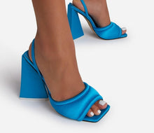 Load image into Gallery viewer, Satin Runway High Heels FancySticated
