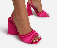 Load image into Gallery viewer, Satin Runway High Heels FancySticated

