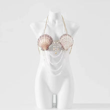 Load image into Gallery viewer, Pearl Beaded Bikini Bra Top
