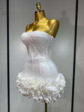 Load image into Gallery viewer, Flower Embellished Mini Bandage Dress
