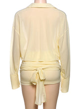 Load image into Gallery viewer, A Sheer Mesh Shirt Dress
