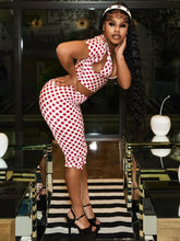 Load image into Gallery viewer, Polka Dot Print Capris Set

