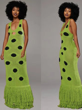 Load image into Gallery viewer, Knit Dot Kassel Maxi Dress
