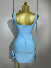Load image into Gallery viewer, Lori Bandage Ruffle Mini Dress
