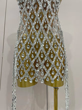 Load image into Gallery viewer, Aliya Sequin Mesh Dress Set
