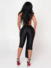 Load image into Gallery viewer, Ribbon Backless Romper
