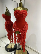 Load image into Gallery viewer, Ali Fringe Bandage Midi Dress
