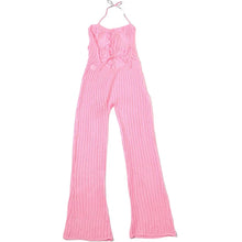 Load image into Gallery viewer, Flower Applique Knit Jumpsuit
