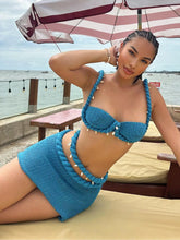 Load image into Gallery viewer, Tulum Crochet Skirt Set

