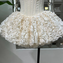 Load image into Gallery viewer, Ballerina Corset Ruffle Mini Dress

