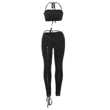 Load image into Gallery viewer, Iris Lace Up Pants Set
